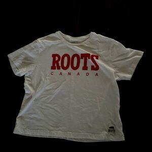 Roots white T- shirt xs